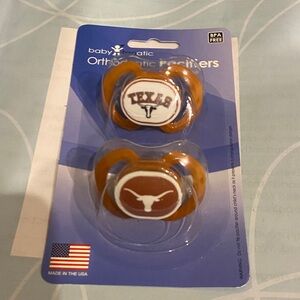 Baby Fanatic Texas Longhorns Brown Pacifiers